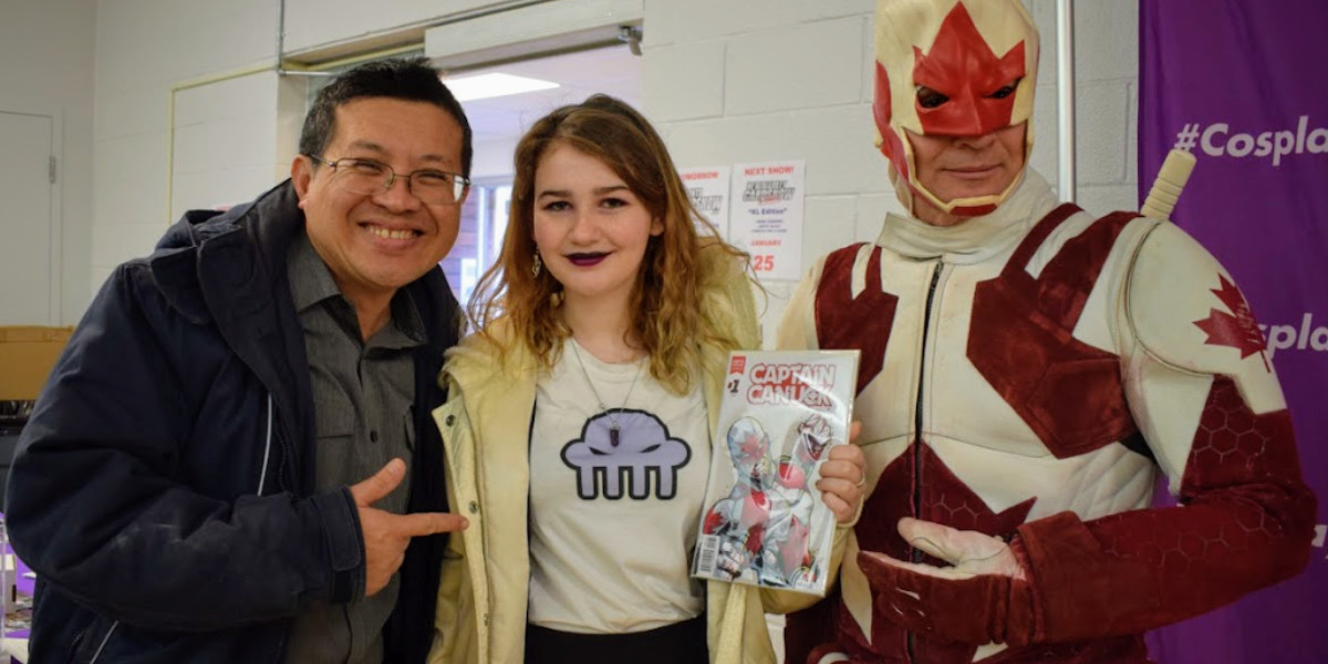 with Captain Canuck